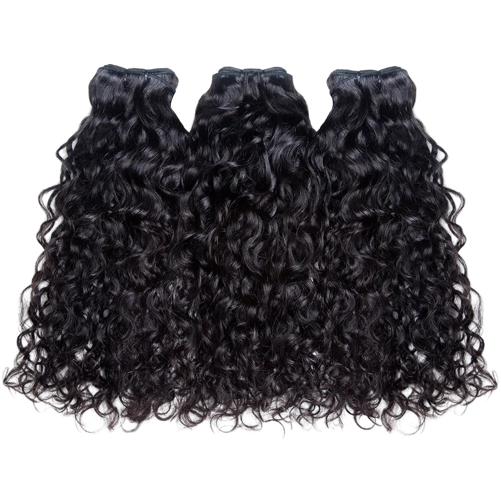 IFFLUXE Water Wave-3 Bundles with 13x4 Lace Frontal