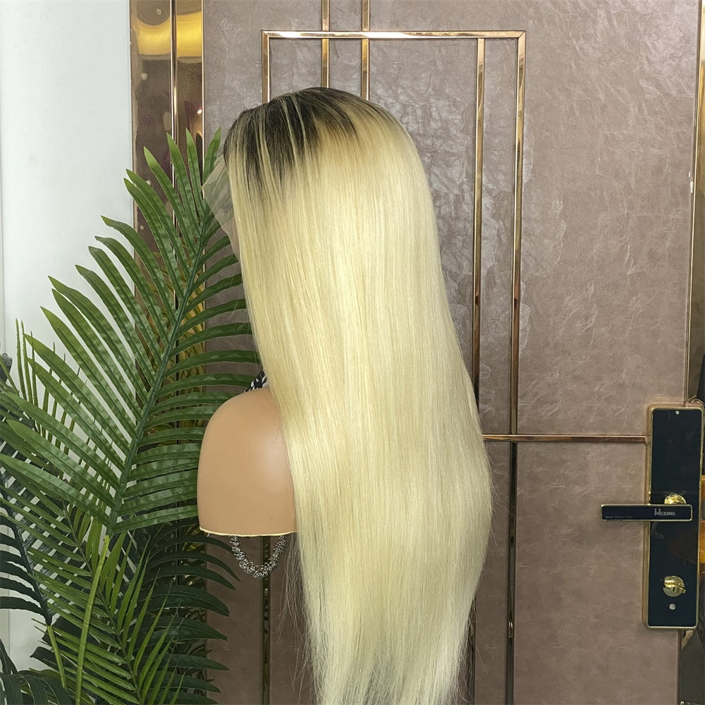 1b/613 Ombre Blonde-(13x4 Frontal) Wig