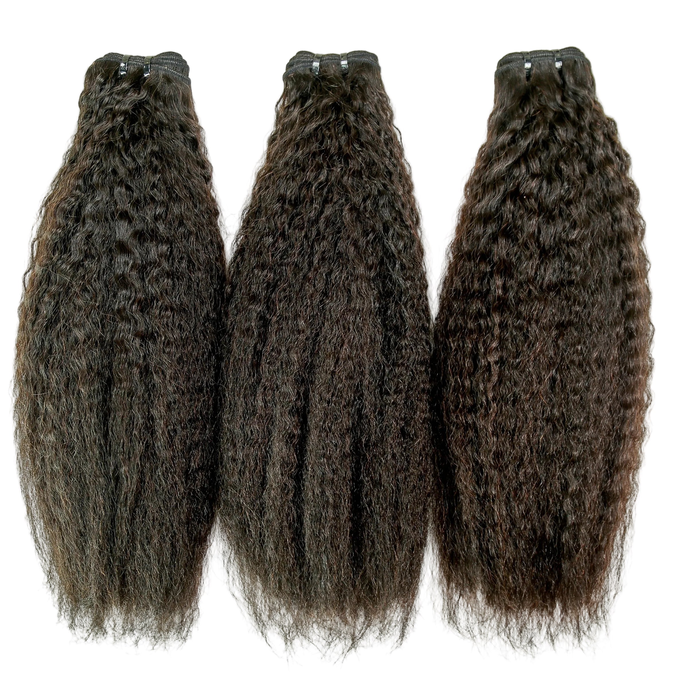 IFFLUXE Kinky Straight - 6x6 HD Closure With (3) Bundles