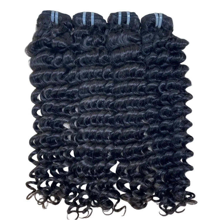 IFFLUXE Deep Wave-3 Bundles with 13x4 Lace Frontal