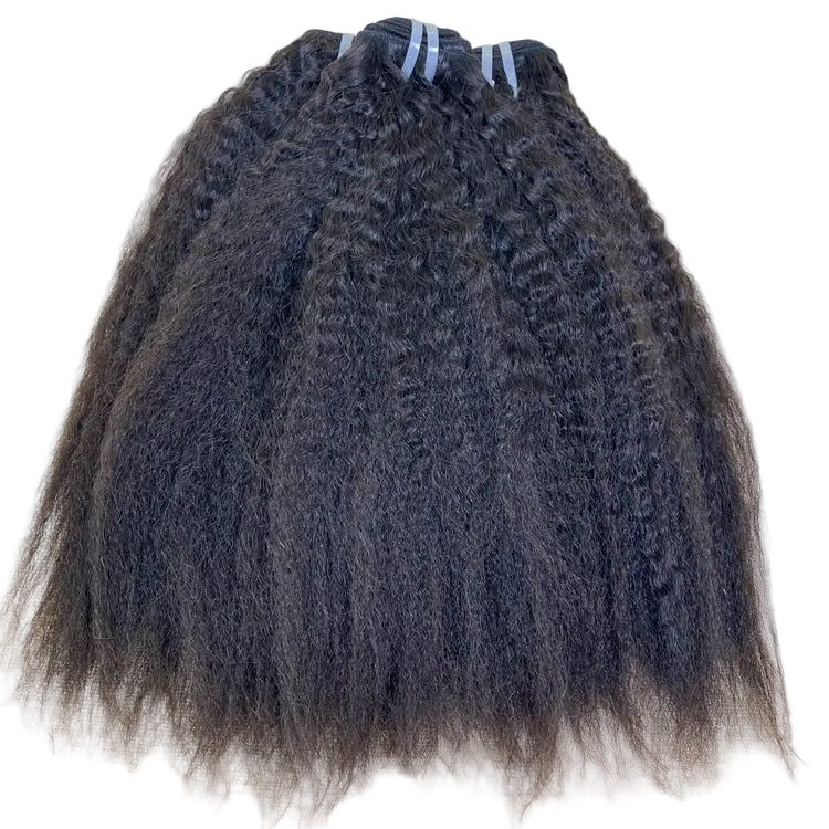 IFFLUXE Kinky Straight - 6x6 HD Closure With (3) Bundles