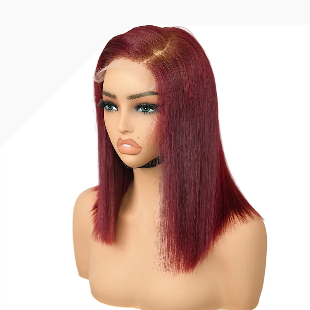 #99j -C-Part Straight Bob Wig (5x5 HD)