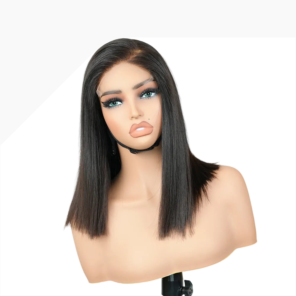#1-C-Part Straight Bob Wig (5x5 HD)