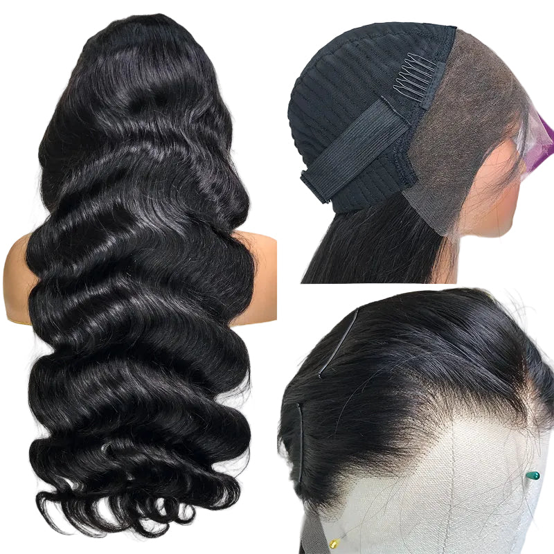 LUXETIER Body Wave (13x4 HD) Full Frontal Wig